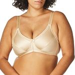 Amoena Women's Rita Wire-Free with Coolmaxa Pockets Bra, Nude, (36-38) 36-38C/D