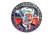 Donald Trump & Hillary Clinton We Are Fcked Either Way Flip Coin