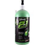 Slime 10194 2-in-1 Tire & Tube Sealant Puncture Repair Sealant, Premium, Prevent and Repair, Suitable for All Off-Highway Tires and Tubes, Non-Toxic, Eco-Friendly, 32 oz Bottle