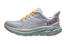 HOKA ONE ONE Clifton 8, Women's Running Shoes, Blanc De Blanc White, 9 US