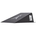 RIZE Single Ramp for Skateboards, BMX Bikes, Scooters, RC Cars - Portable Ramps for Kids & Teens, Boys & Girls - Mobile Street Skate Park w/Durable, Lightweight, Non-Slip Polymer Construction