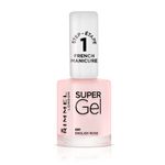 Rimmel London Super Gel French Manicure Nail Polish, 91 English Rose, 12 ml