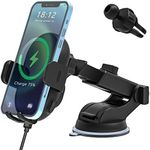 Wireless Car Charger, 15W Qi Fast C