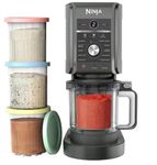 Ninja CREAMi XL Deluxe (CN551CCO) 11-in-1 Ice Cream and Frozen Treat Maker with 4 Pints and Lids
