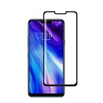 SkyTree 3D Screen Protector Full Curved Edge to Edge Protection Tempered Glass for LG G7 One - Black