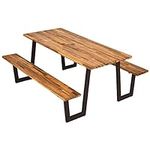 Giantex Picnic Table Bench Set for 