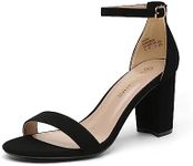 DREAM PAIRS Women's Chunk Low Heel 