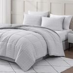 Grey White Comforter