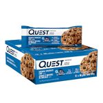 Quest Nutrition Oatmeal Chocolate Chip Protein Bar, High Protein, High Fibre, Low Sugar, Keto Friendly, 21g Protein, 1g Sugar, 12ct