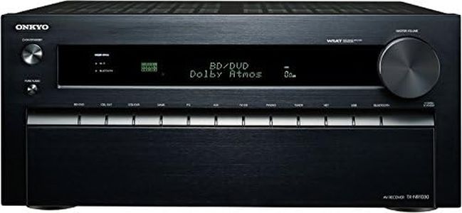 Onkyo TX-NR1030 (B) 9.2 canaux Récepteur réseau (Dolby Atmos, THX Select2Plus, HDMI 2.0 4K / 60Hz, WiFi / Bluetooth, HDCP2.2, HiRes-Audio, Music Services, l'application Remote) noir