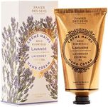 Panier des Sens - Hand Cream for Dry Cracked Hands and Skin – Lavender Hand Lotion, Moisturizer, Mask - With Shea Butter and Olive Oil - Made in France 97% Natural Ingredients - 2.6floz/75ml