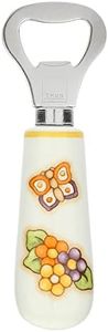 THUN - Apri Bottiglie con Farfalla - Cucina, per la tavola - Idea Regalo - Linea Country - Gres, Acciaio Inossidabile - 13 cm l