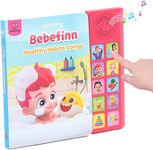 Pinkfong Bebefinn Healthy Habits Sound Book | Bebefinn Toys | Learning & Education Toys | Interactive Learning Books for Babies & Toddlers