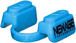 New Age Performance 5DS Mouth Piece - Jaw Stabilizer and Performance Enhancer for Sports, Fitness and Non-Contact Sports, Lower Jaw, Blue
