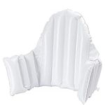 Dadouman Inflatable Cushion Insert for IKEA Antilop High Chair, Cushion Insert for Replacement, Eco-Friendly PVC, White, 28" L x 14"(Inflated)