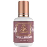 Pink Glue Remover for Eyelash Extensions-Forabeli/Fast Acting Lash Adhesive Dissolver/Pink Color and Pleasant Smell/Professional Eyelashes Extension Removal