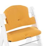 hauck Highchair Pad Select, Honey - for Alpha+ Wooden High Chair, from 6 Months, Soft Fabric, Anti Slip, Machine Washable, Easy to Install