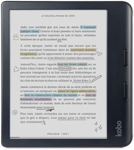 Kobo Libra Colour | eReader | 7” Glare-Free Colour E Ink Kaleido™ 3 Display | Dark Mode Option | Audiobooks | Waterproof | Black