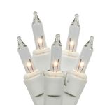 Northlight Clear Mini Christmas Lights& White Wire - Set Of 50