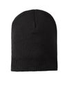 Port Authority - 100% Cotton Beanie,O/S,Black