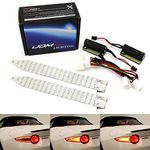 iJDMTOY (2) 54-Smd Amber Full Led Sequential Dynamic Flash Turn Signal Lighting Kit For 2016-Up Mazda Mx-5 Nd Taillamps