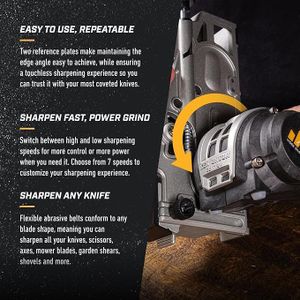 Work Sharp Ken Onion Knife Sharpener – Adjustable Electric Tool