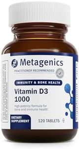 Metagenics Vitamin D3 1000 IU - Vitamin D Supplement for Healthy Bone Formation, Cardiovascular Health, and Immune Support - 120 Count