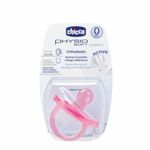 Chicco 0000271110000 Physio Dummy Soft Silicone for Newborn Babies Pink