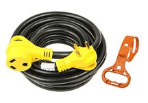 PEAKTOW PTR0111 RV Extension Cord 30Amp 25ft Power Supply Cable with LED Indicator, Grip Handle, and Cord Organizer ETL/cETL Listed