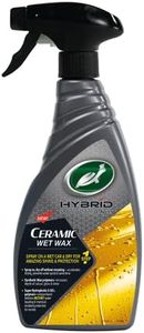 Turtle Wax Hybrid Solutions Ceramic Wet Car Wax 500ml - Spray On Concentrated Car Wax High Shine & Durable Chemical Resistant Protection with Instant Water Beading (1)