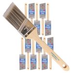 Pro Grade - Paint Brushes - 12Ea 2" Angle Brushes