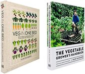 Huw Richards Collection 2 Books Set (Veg in One Bed, The Vegetable Grower's Handbook)