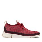 Clarks Tri Native. Low-Top Sneakers, Red, 3 UK