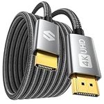 Silkland 4K HDMI Cable 2M, Nylon Braided 18Gbps High Speed, Support 4K@60Hz, 2K@144Hz/120Hz, ARC, HDR, 3D, Ethernet, Compatible with TV, Blu-ray Player, PS5/PS4, DVD, Xbox, Soundbar, Sky, PC, Laptop