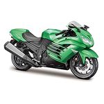 Tobar Maisto Kawasaki Ninja ZX-14R Motorbike Build-It-Yourself Die-Cast Model Kit - 1:12 Scale