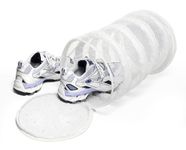 Whitmor Zippered Mesh Sneaker Wash Bag