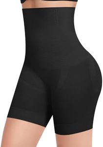 YARRCO Bauchweg Unterhose Damen Shapewear Miederhose Body Shaper Miederpants Hohe Taille Leggings Figurformende Unterwäsche (Schwarz, XL)