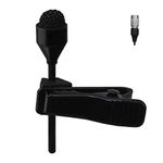 JK MIC-J 044 Lapel Microphone Lavalier Microphone Compatible with Audio Technica Bodypack Transmitter