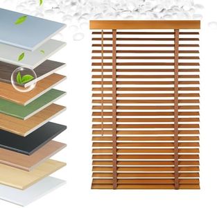 EVOZEN Faux Wood Blinds 2 Inch Cordless, Room Darkening Mini Venetian Horizontal Blinds & Shades for Indoor Windows, Office, Living Room, Bedroom, Multiple Colors