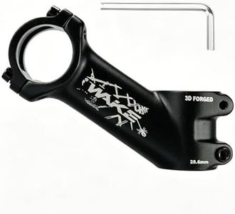 Manzapu Bike Stem for MTB Mountain E-Bike BMX Bicycle, ±35° 90mm Lengths, Fits 31.8mm Handlebar 1-1/8" Fork, Universal Wake Road Bike Stem 31.8