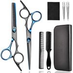 Hairdressing Scissors Thinning Scissors Set, Fcysy Professional 7 Pcs Hair Dressing Scissors Barber Kit with Hair Cutting Scissor Thinning Shears, Hair Cutting Kit Haircut Dresser Shears for Women Men