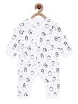 The Mom Store Infant/Baby Rompers | Jabla Style | For Baby Girls and Baby Boys | Snap Buttons | Comfortable | Play With Penguin | Size - 9-12 Months