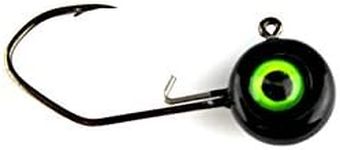Jenko Slasher Crappie Jig Head, Black, 1/4 oz