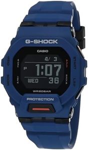 G-SHOCK GBD200-2D Mens black Digital Watch with Blue Band