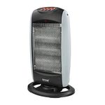 AMOS Halogen Heater 3 Heat Settings 400W To 1200W Oscillating Home Office Radiator 3-Bar with Overheat Protection, 1 Pack