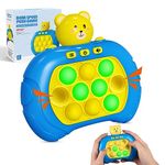 Martiount Fast Push Game Fidget Toys Pop Game Handheld Bubble Game for Kids 4-12 ,Pop Game, Pop Fidget Light-Up Toys for Kids 6-14, Sensory Toys for Autism Birthday Boys and Girls