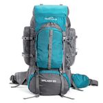 Tripole Walker 65 Litre Rucksack For Trekking And Travel | Laptop Sleeve | Water Repellent | Rain Cover | 3 Year Warranty