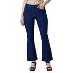 Aka Chic Boot Cut Women Jeans (Akcb 1429_Blue_28 Bootcut