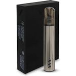 XVX MAGNET POD – SILVER – Rechargeable E Cigarette Vape Pen Starter Kit Set – Magnet Pod Mesh 0.8 Ohm Coils – Compatible with All E Liquids – Refillable 2ML PODS – e cig Starter Kit Set