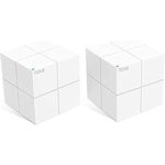 Tenda Mesh WiFi System (MW6) - Up to 2400 Sq.Ft. Coverage, 2 Gigabit Ports per Unit, WiFi Router and Extender Replacement, Works with Alexa, Parental Controls, 2 - Pack